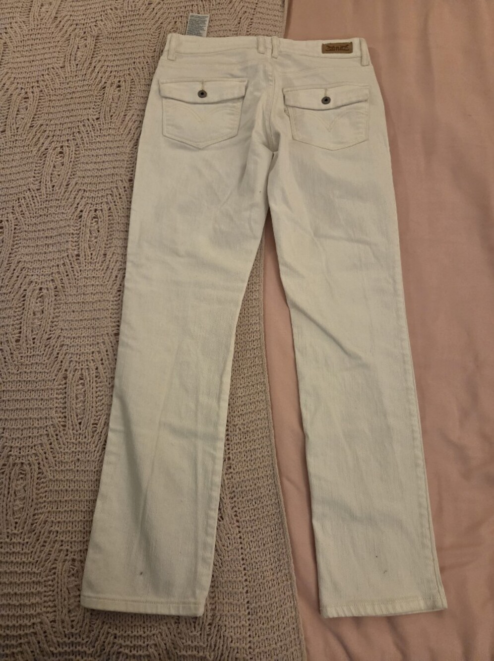 Banana Republic Cream High-Rise Jeans